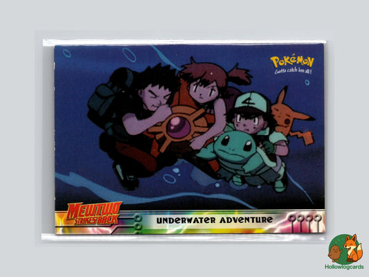 Underwater Adventure - Topps Mewtwo Strikes Back Trading Cards Pokémon Card