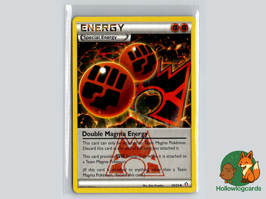 Double Magma Energy (34/34) - Double Crisis Pokémon Card