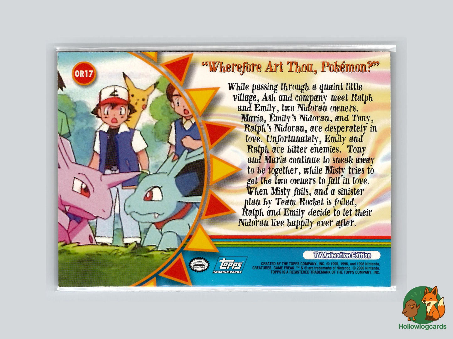 Wherefore Art Thou Pokemon? (#181) - Topps Trading Cards Series 3