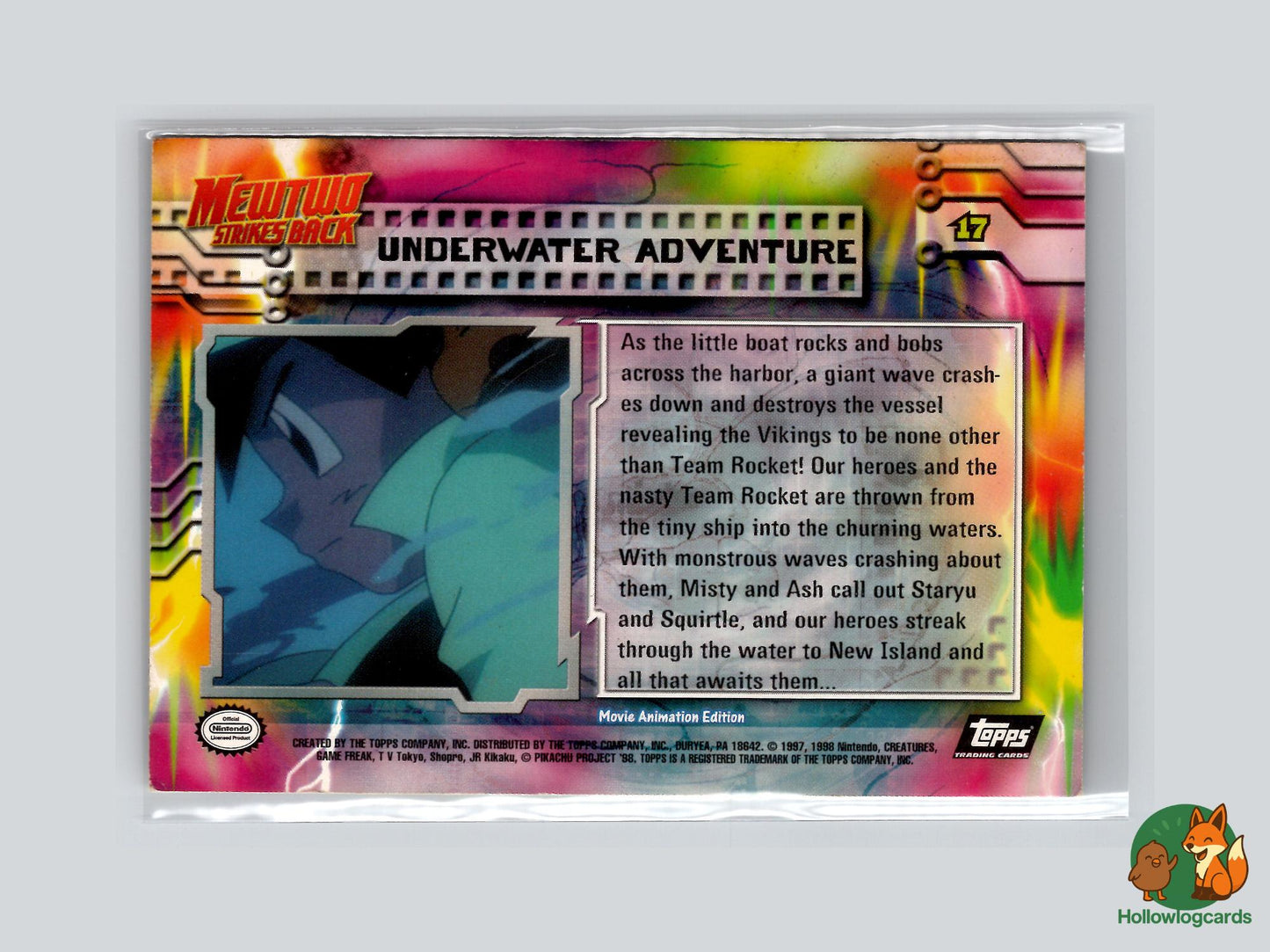 Underwater Adventure (#17) - Topps Mewtwo Strikes Back