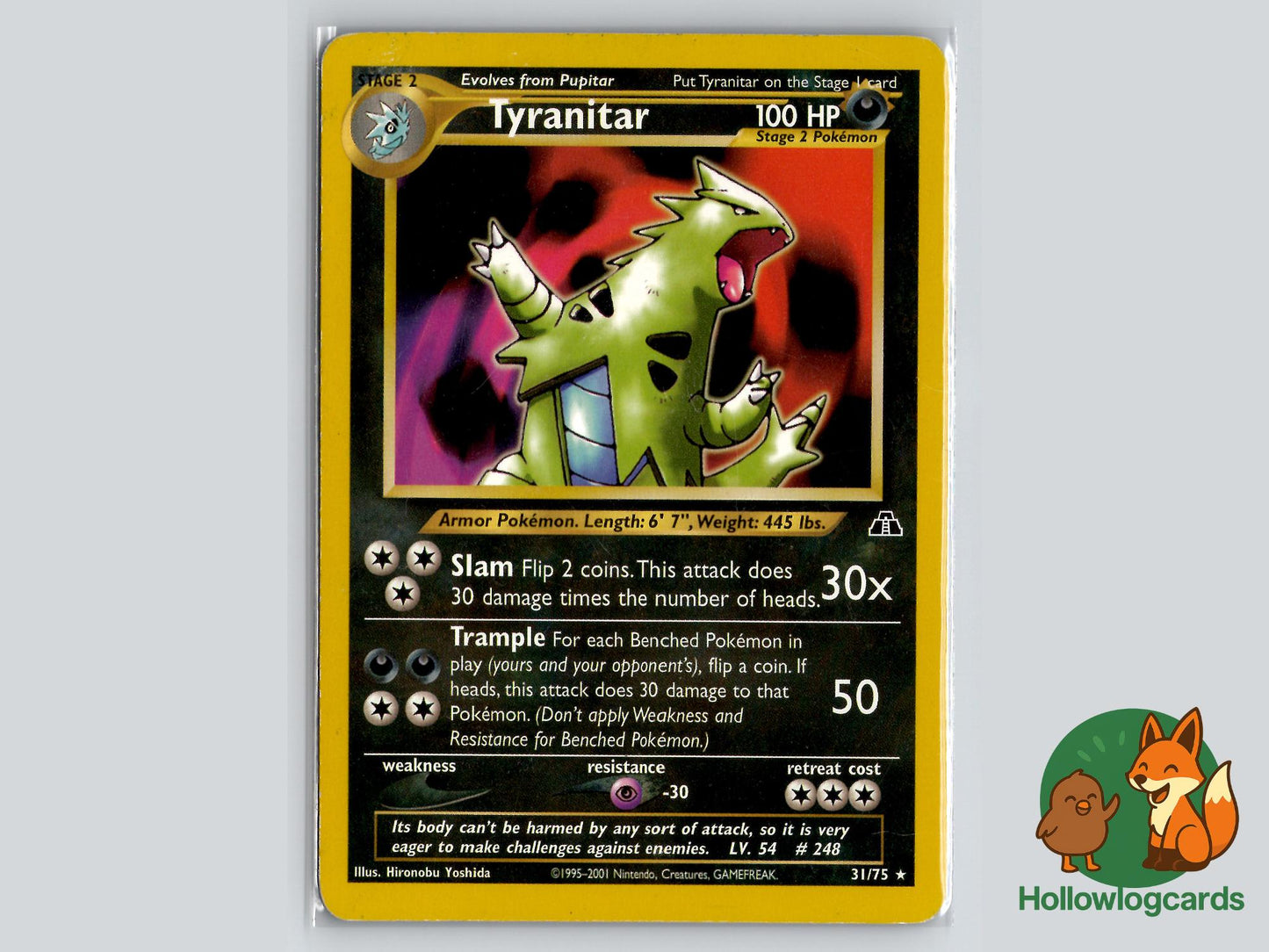Tyranitar (31/75) - Neo Discovery Pokémon Card
