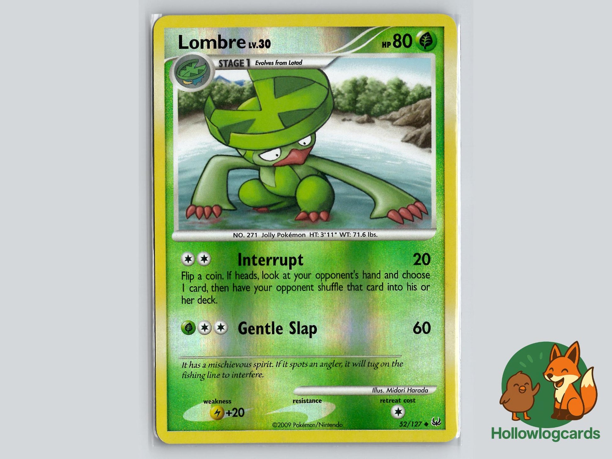 Lombre (52/127) - Platinum Pokémon Card
