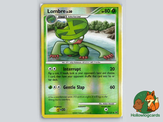 Lombre (52/127) - Platinum Pokémon Card