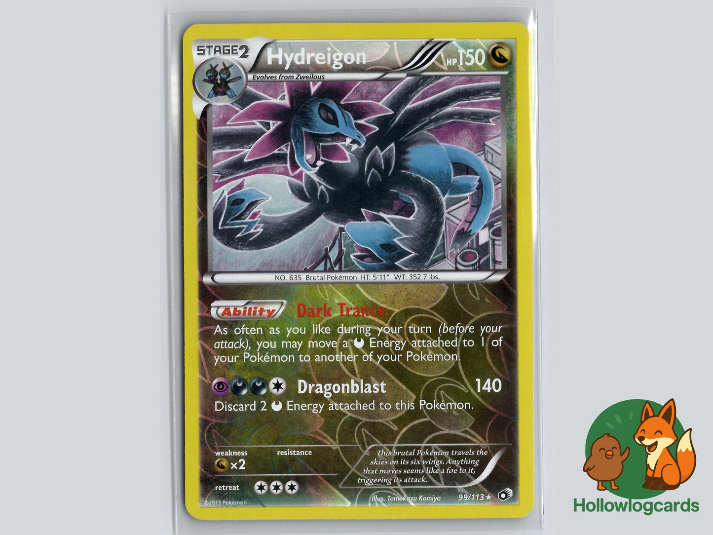 Hydreigon (99/113) - Legendary Treasures Pokémon Card