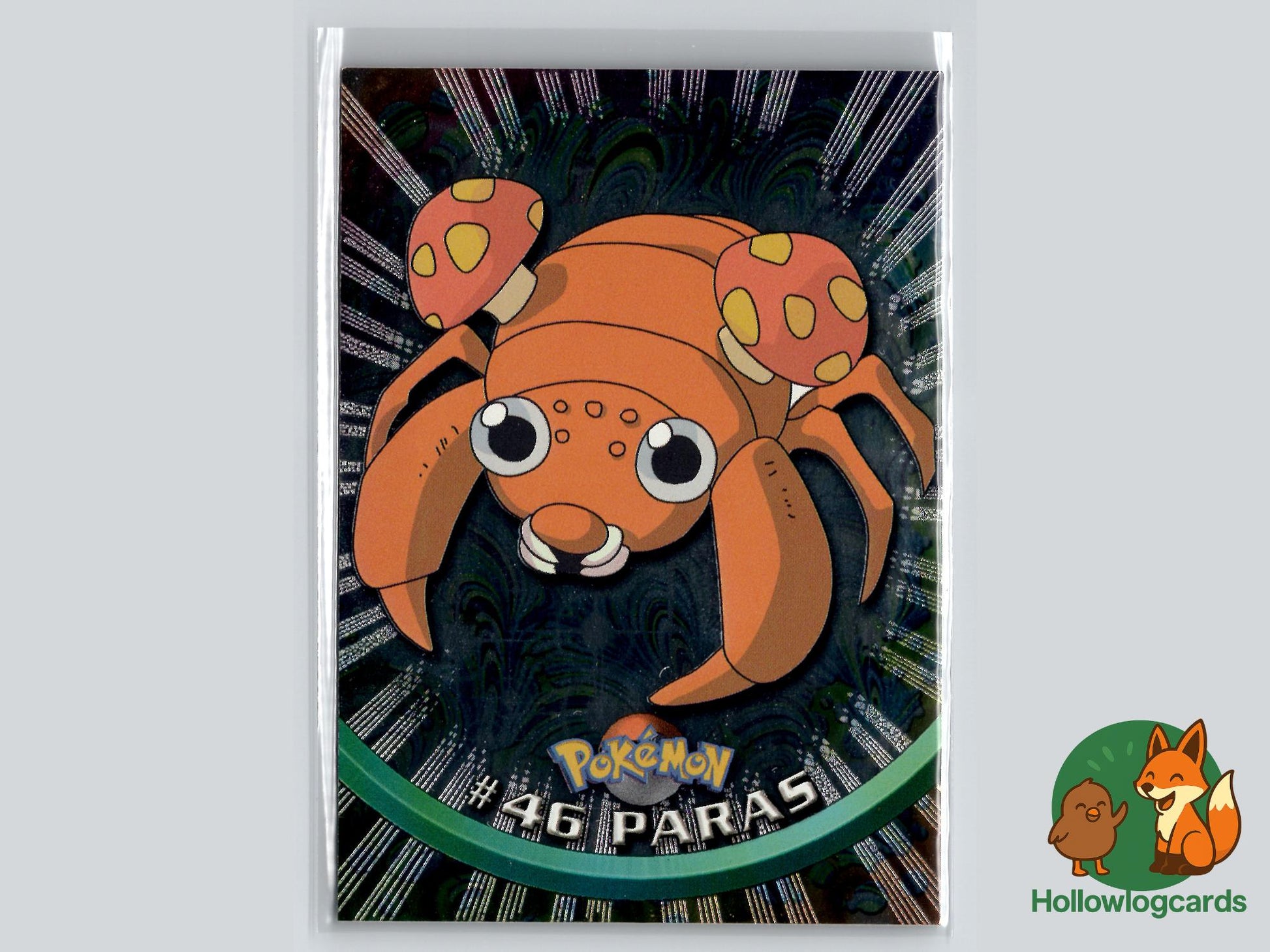 Paras - Topps Trading Cards Series 1 Pokémon Card
