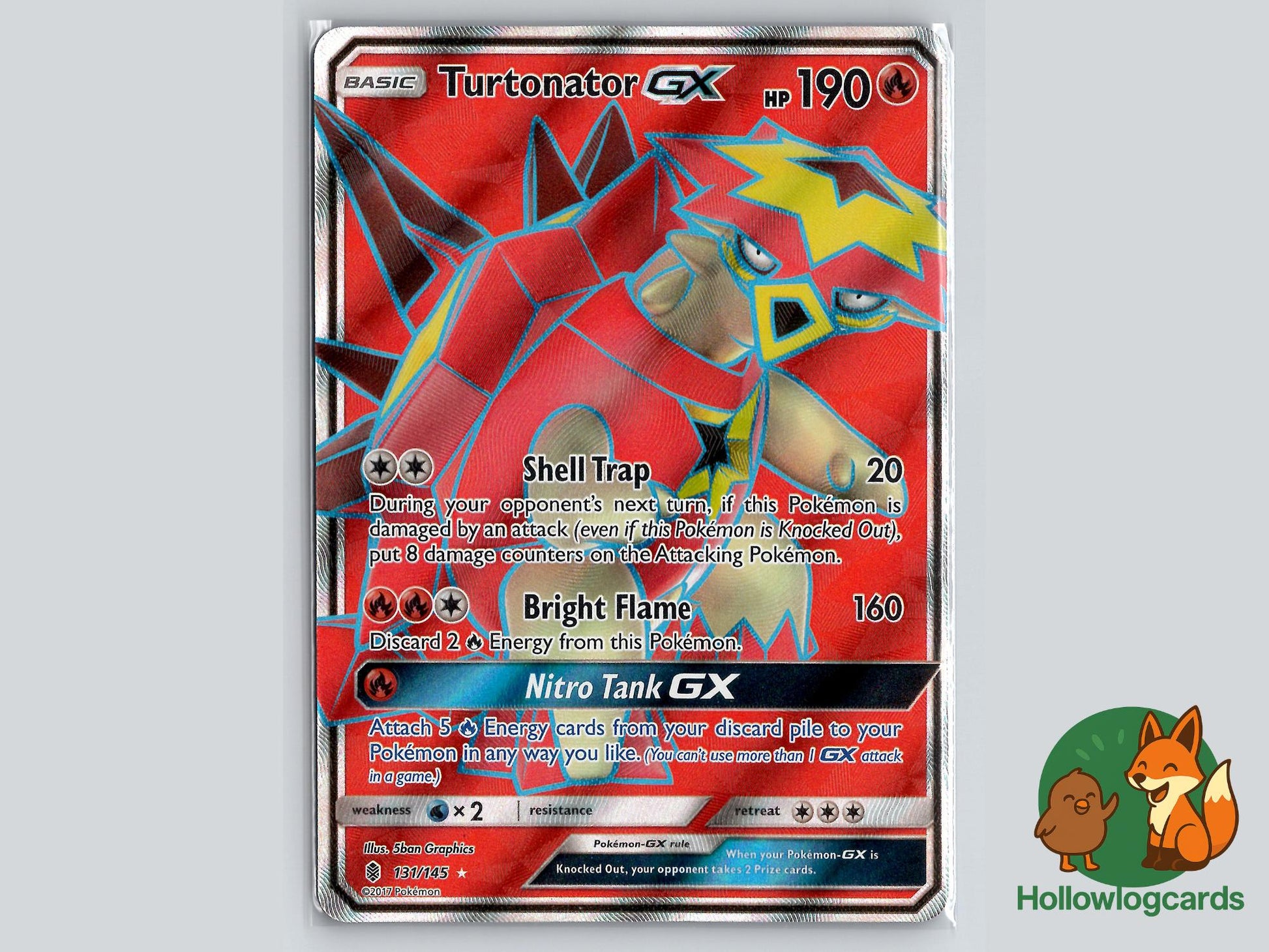 Turtonator GX (131/145) - Guardians Rising Pokémon Card