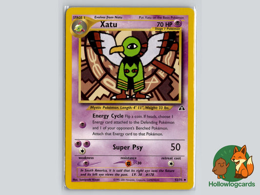 Xatu (52/75) - Neo Discovery Pokémon Card