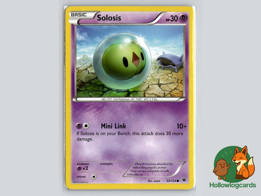 Solosis (33/124) - Fates Collide Pokémon Card