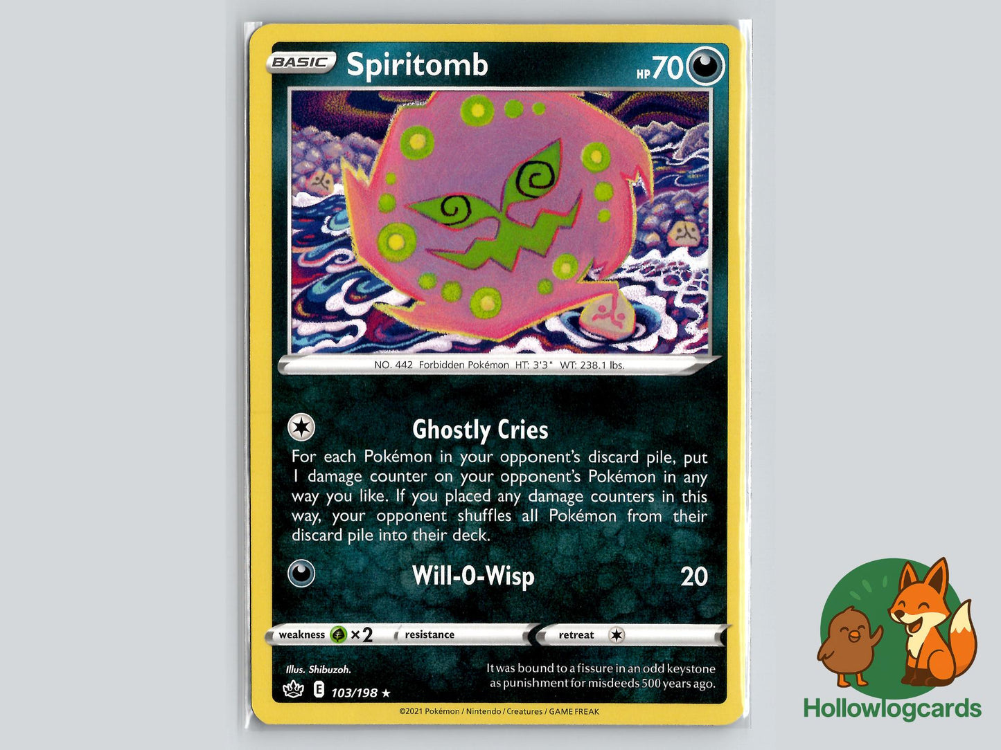 Spiritomb (103/198) - Chilling Reign Pokémon Card