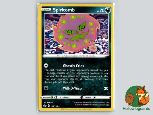 Spiritomb (103/198) - Chilling Reign Pokémon Card
