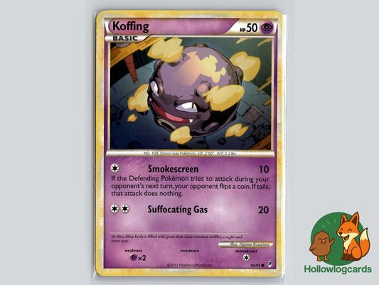Koffing (60/95) - Call of Legends Pokémon Card