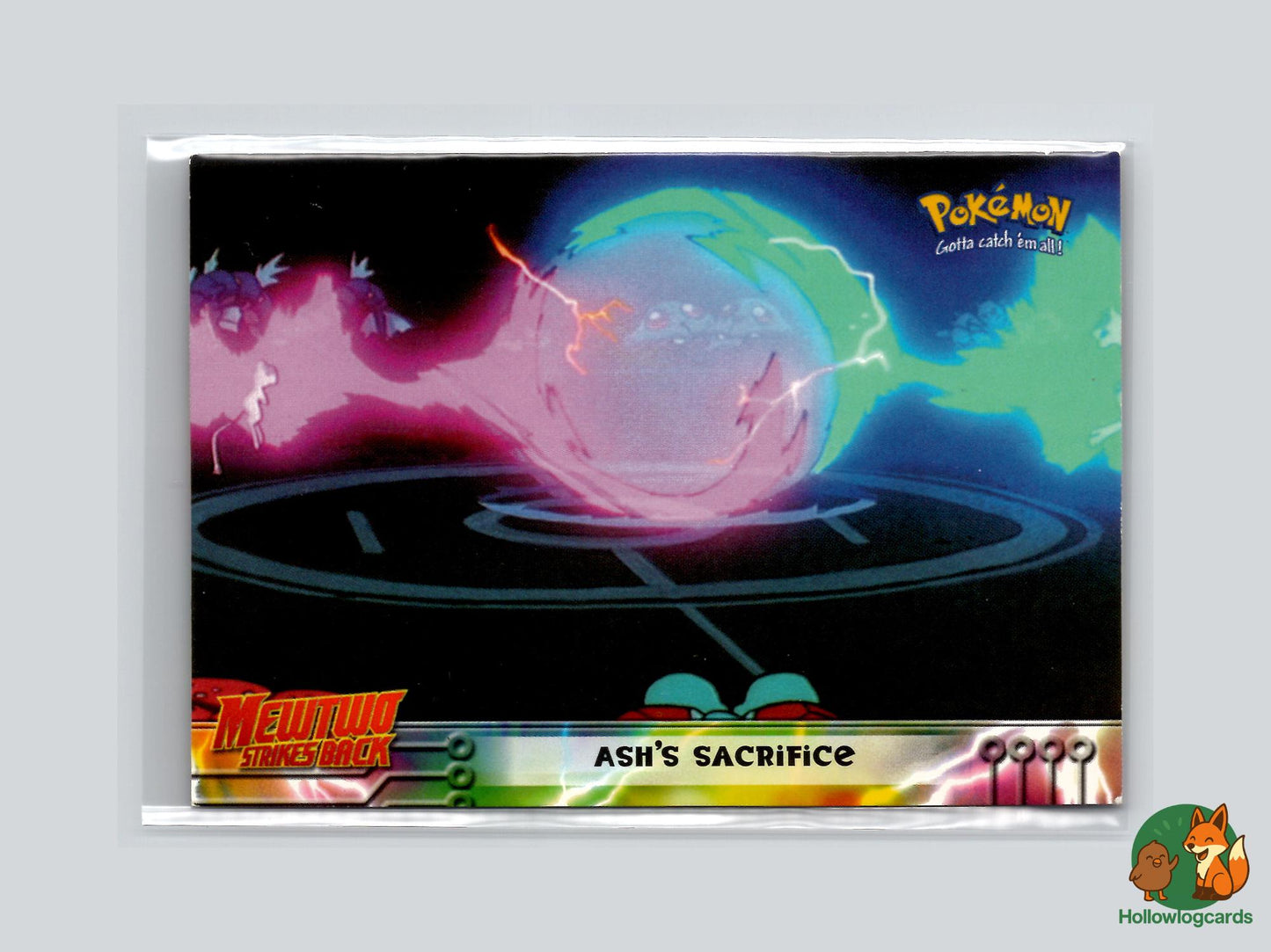 Ash's Sacrifice [Mew Mewtwo] - Topps Mewtwo Strikes Back Trading Cards Pokémon Card