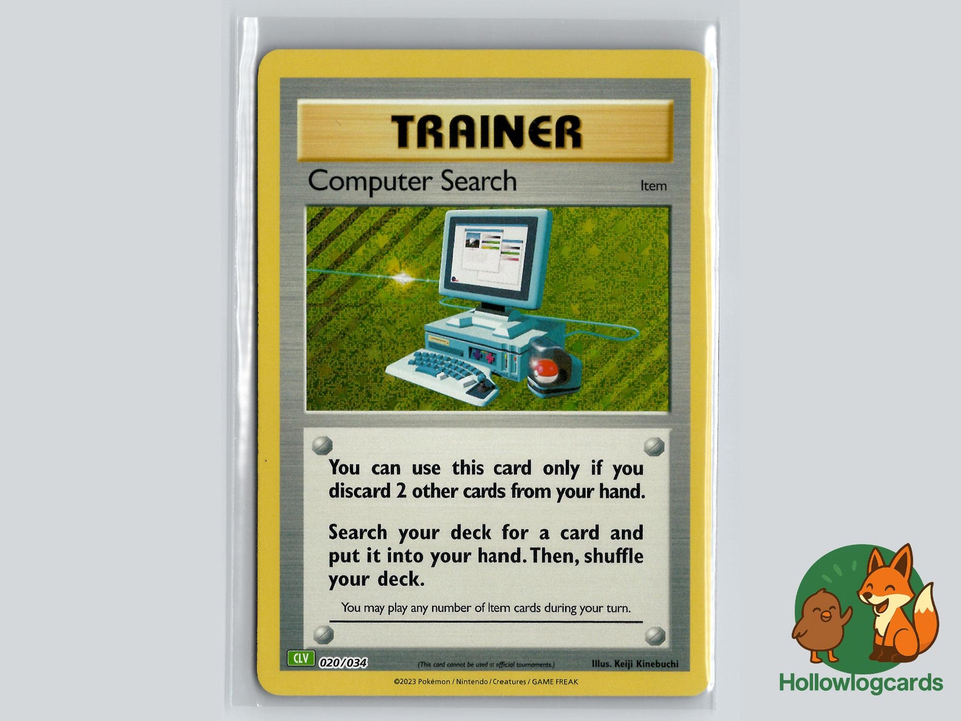 Computer Search (020/034) - Trading Card Game Classic Pokémon Card