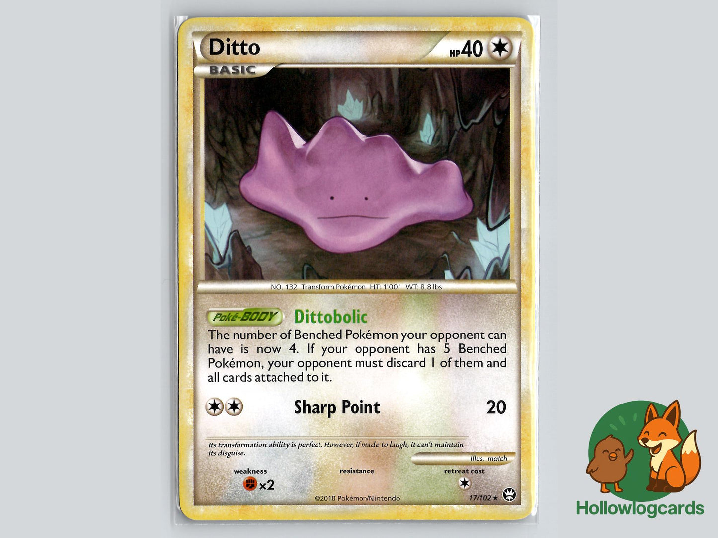 Ditto (17/102) - Triumphant Pokémon Card