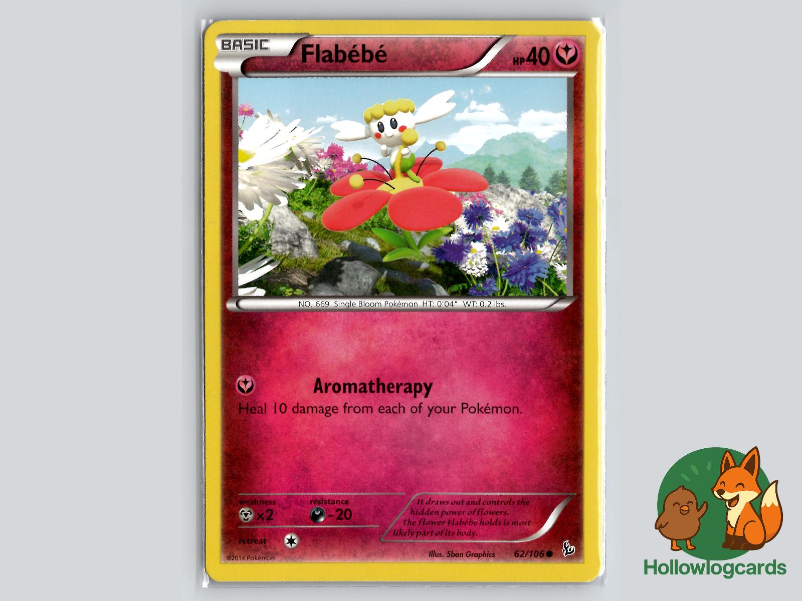 Flabebe (62/106) - Flashfire Pokémon Card