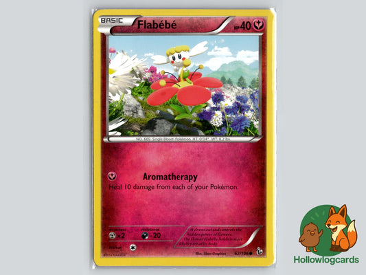 Flabebe (62/106) - Flashfire Pokémon Card