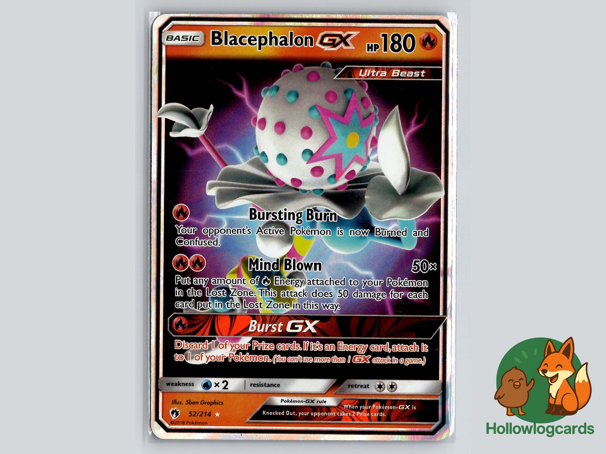 Blacephalon GX (52/214) - Lost Thunder Pokémon Card