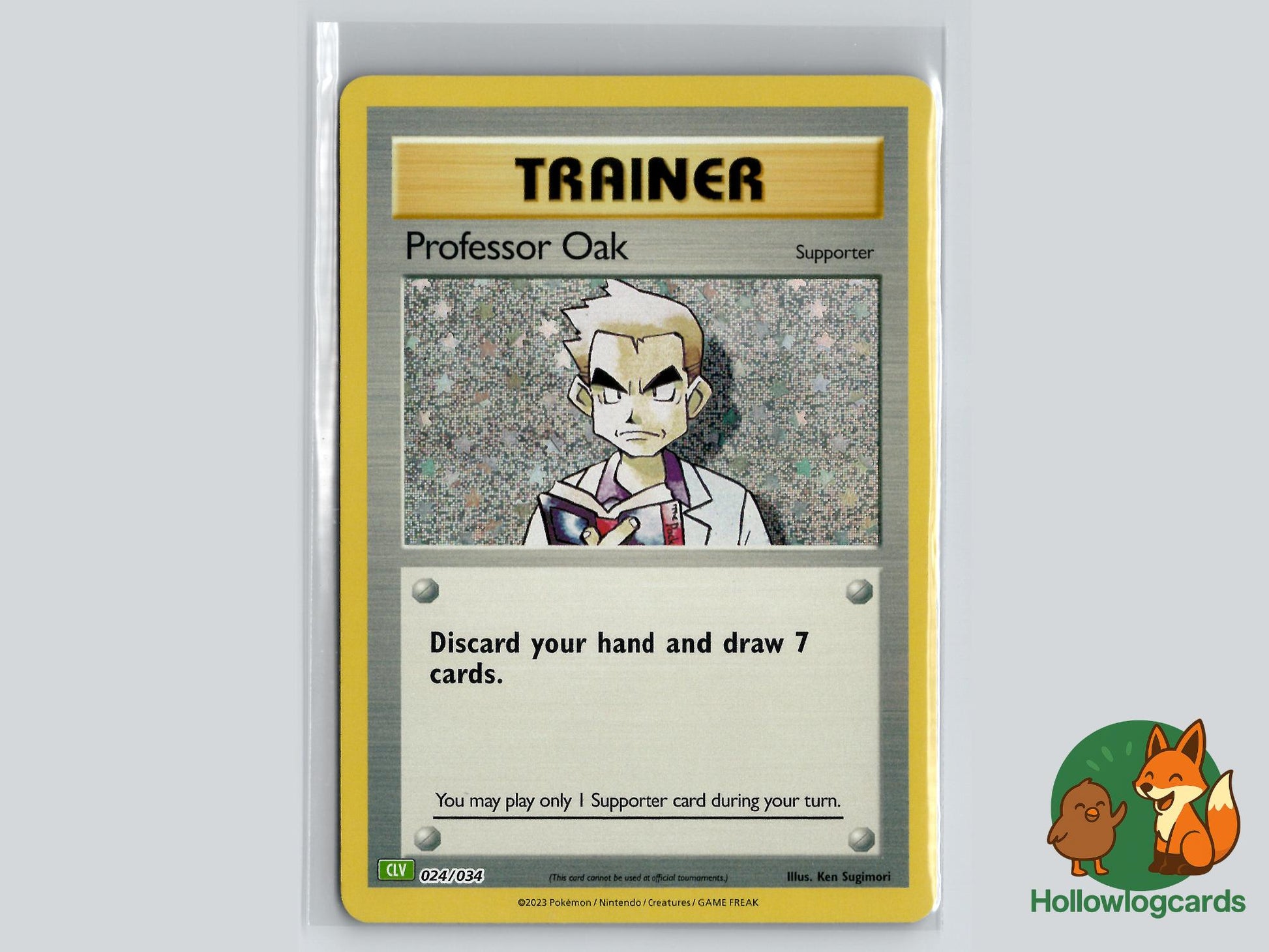 Professor Oak (024/034) - Trading Card Game Classic Pokémon Card