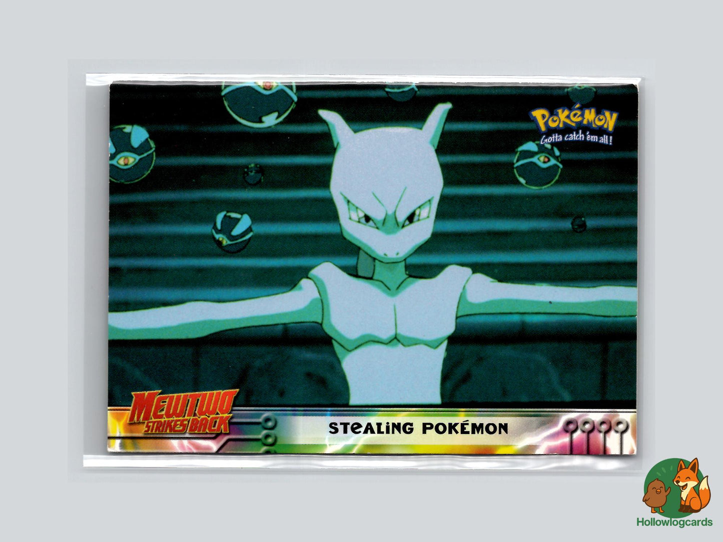 Stealing Pokemon [Mewtwo] - Topps Mewtwo Strikes Back Trading Cards Pokémon Card