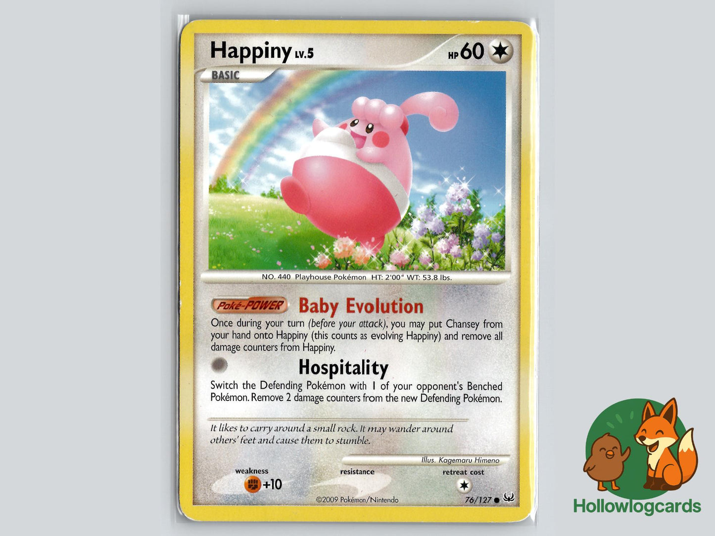 Happiny (76/127) - Platinum Pokémon Card