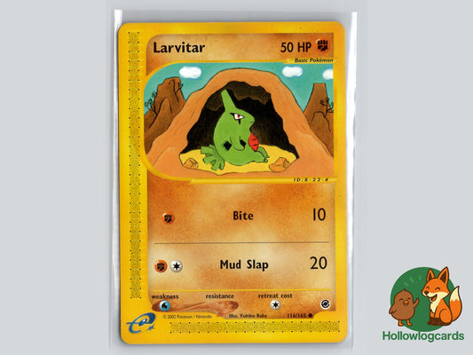 Larvitar (116/165) - Expedition Base Set Pokémon Card