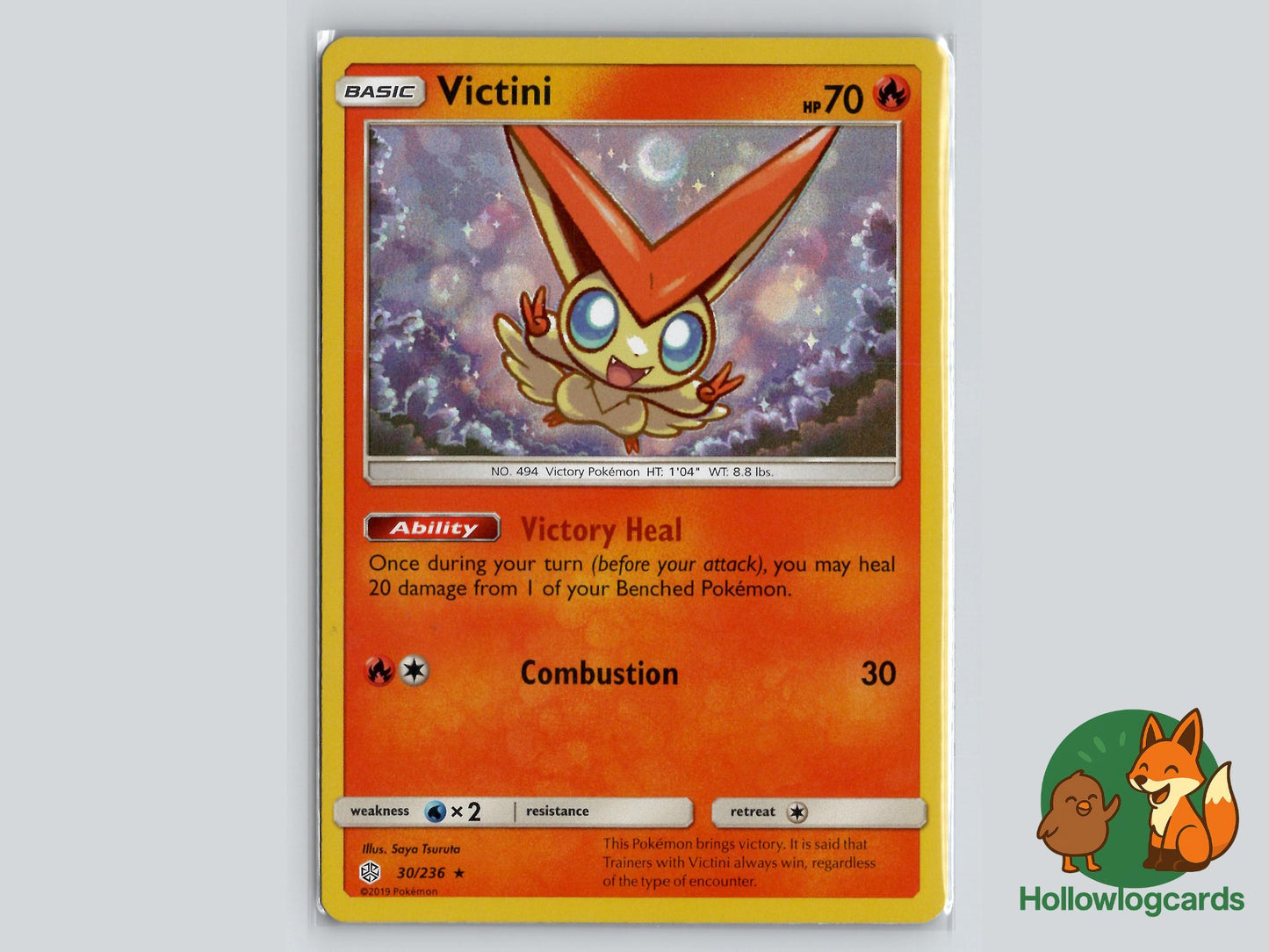 Victini (30/236) - Cosmic Eclipse Pokémon Card
