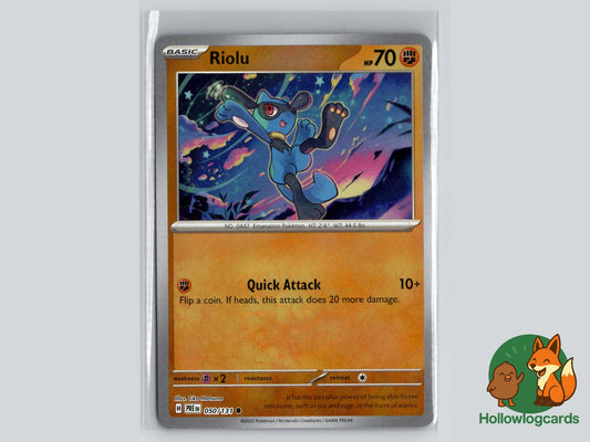 Riolu (050/131) - Prismatic Evolutions Pokémon Card