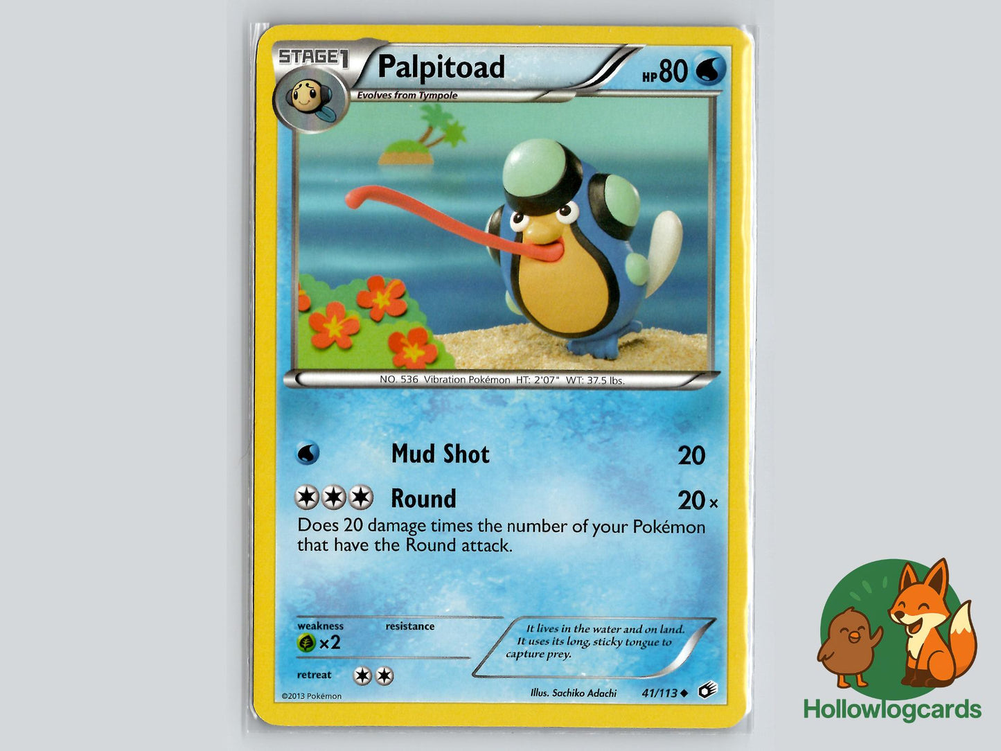 Palpitoad (41/113) - Legendary Treasures Pokémon Card
