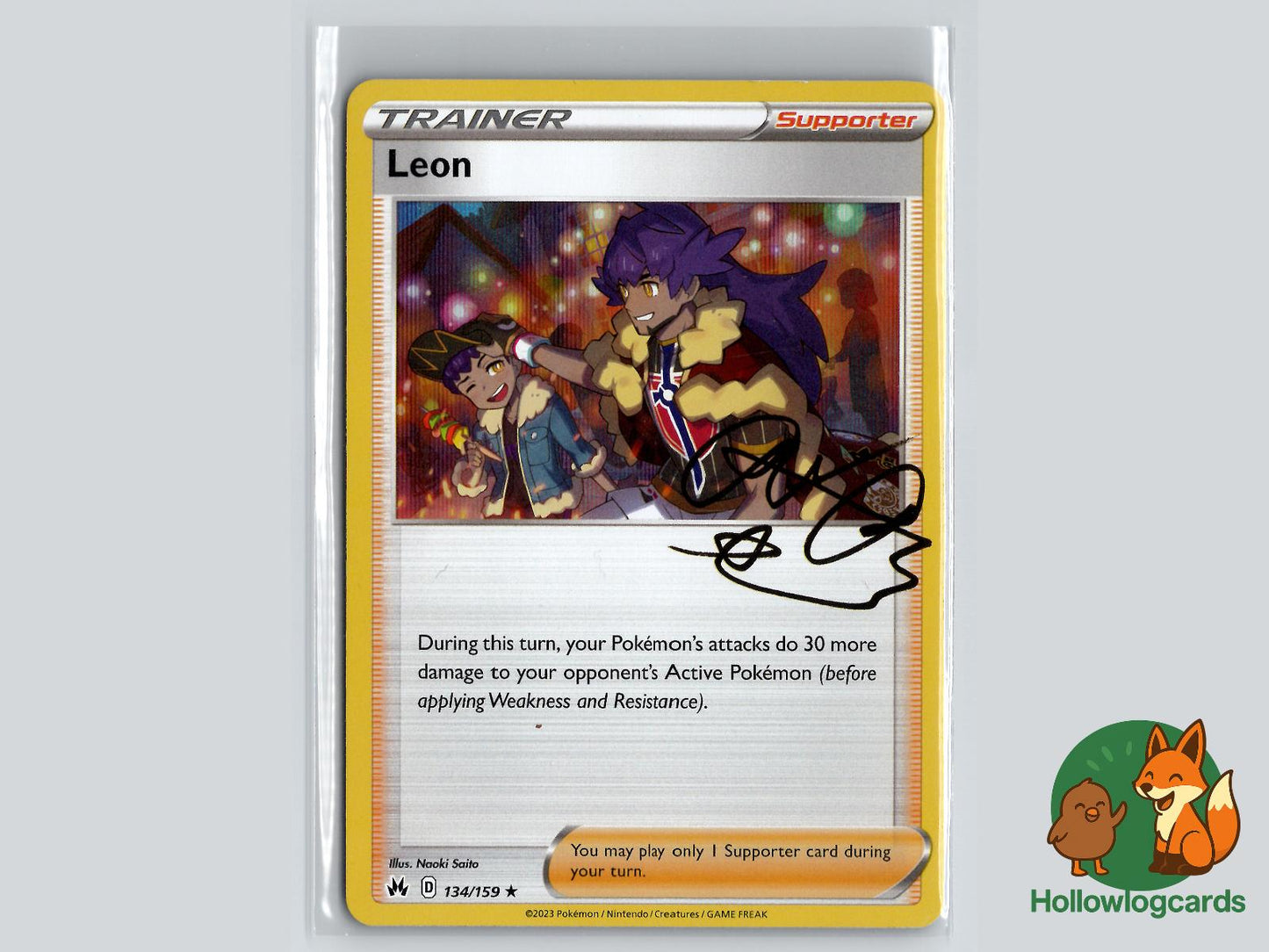 Leon (134/159) - Crown Zenith Pokémon Card