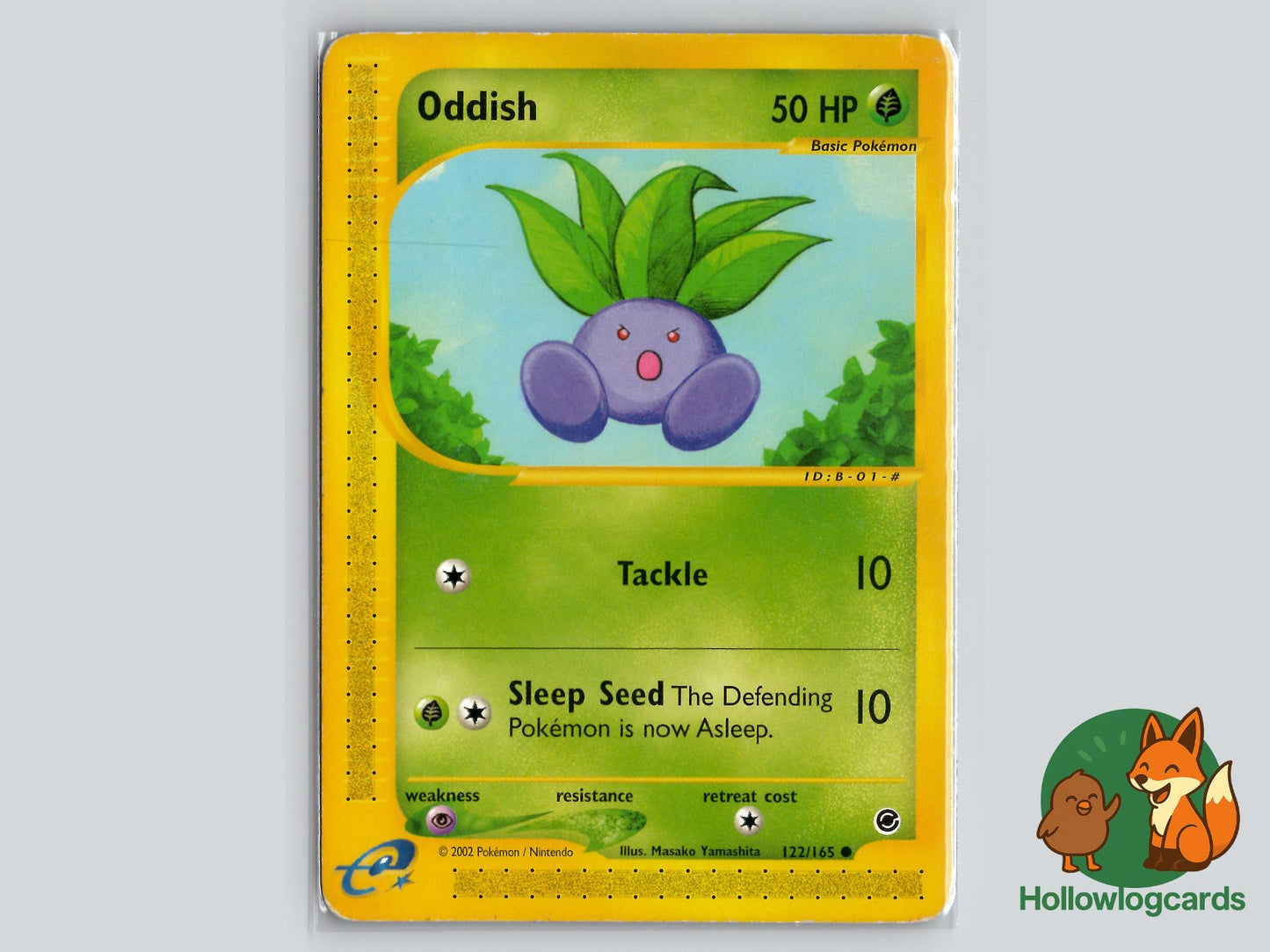 Oddish (122/165) - Expedition Base Set Pokémon Card