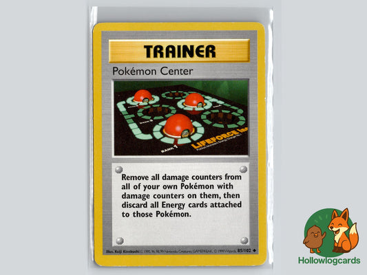Pokemon Center (85/102) - Base Pokémon Card