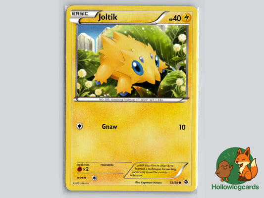Joltik (33/98) - Emerging Powers Pokémon Card