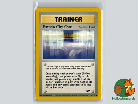 1st Edition Fuchsia City Gym (114/132) - Gym Challenge Pokémon Card
