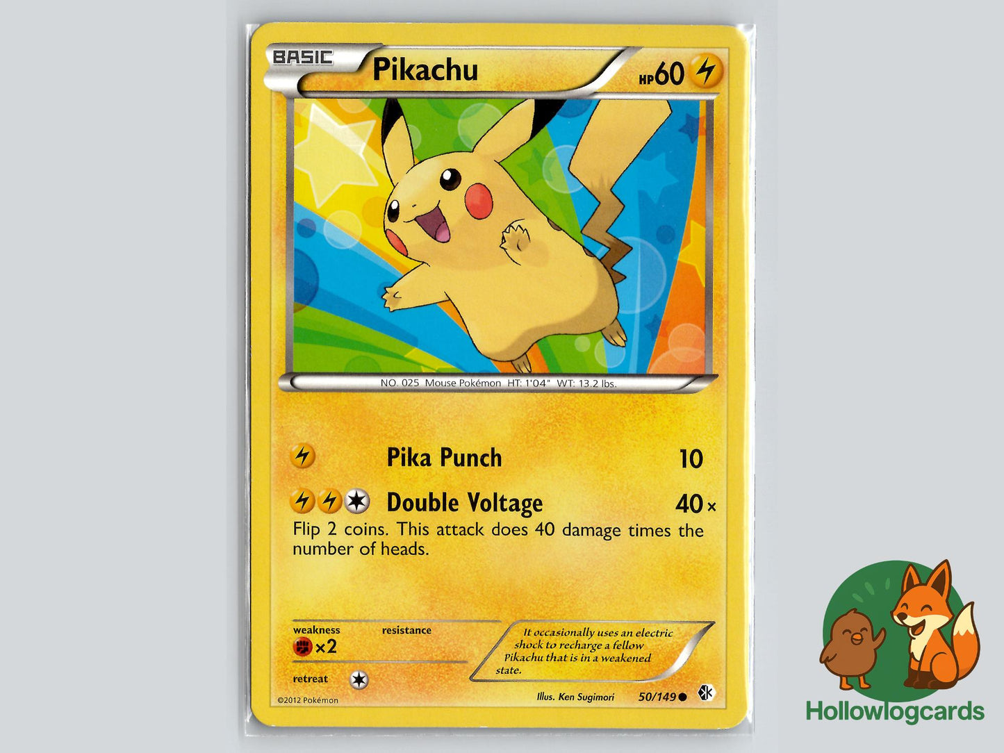 Pikachu (50/149) - Boundaries Crossed Pokémon Card