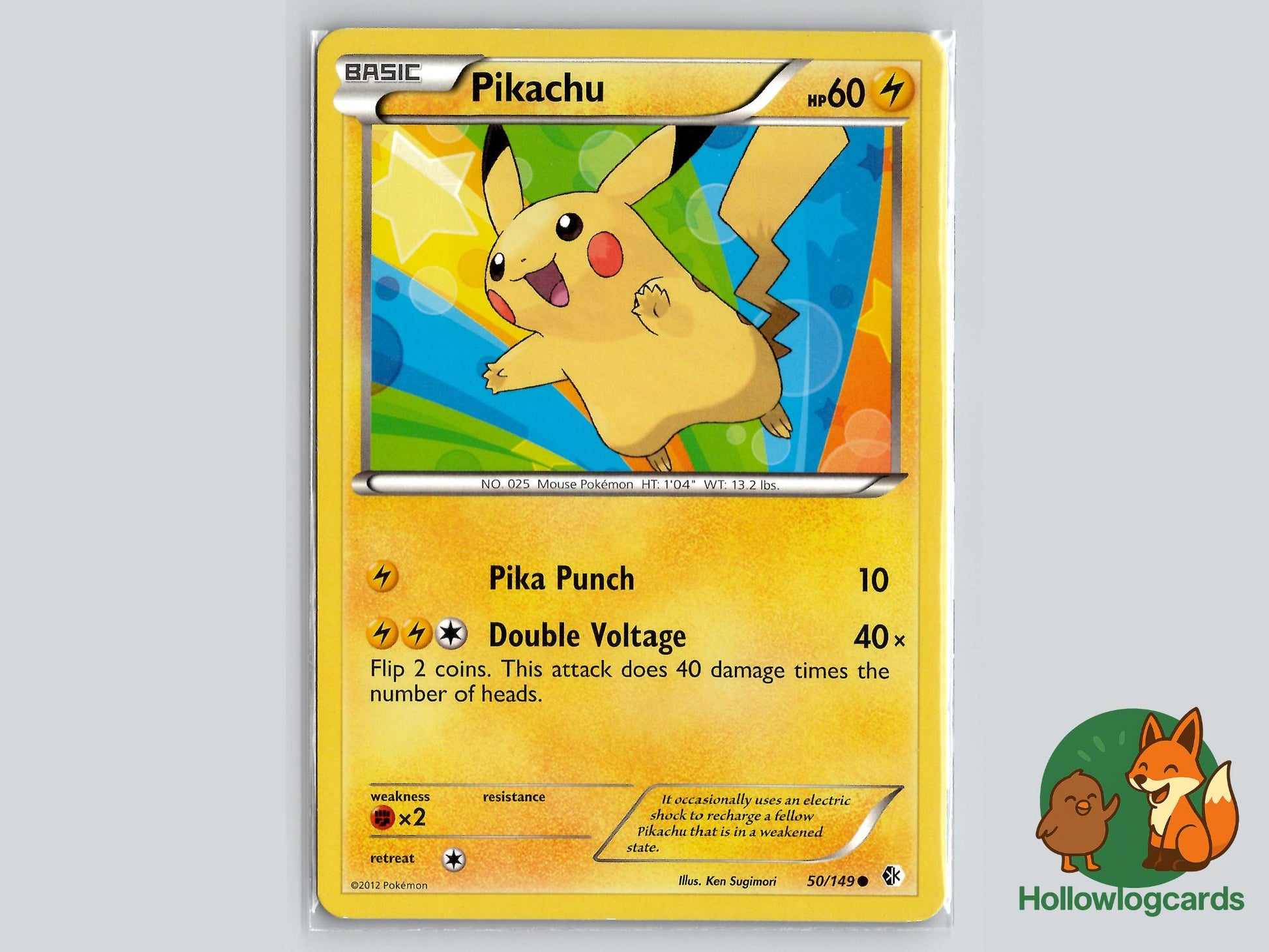 Pikachu (50/149) - Boundaries Crossed Pokémon Card