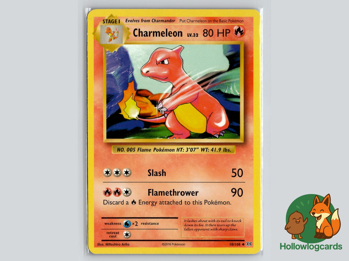 Charmeleon (10/108) - Evolutions Pokémon Card