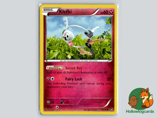Klefki (73/111) - Furious Fists Pokémon Card
