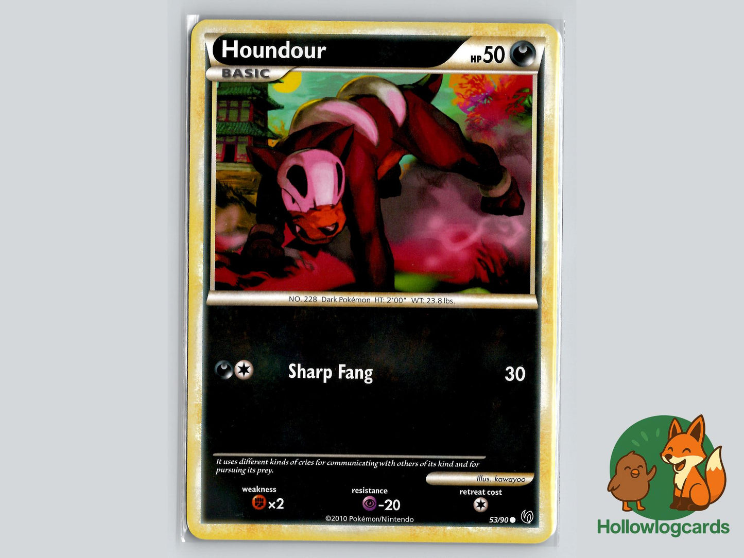 Houndour (53/90) - Undaunted Pokémon Card