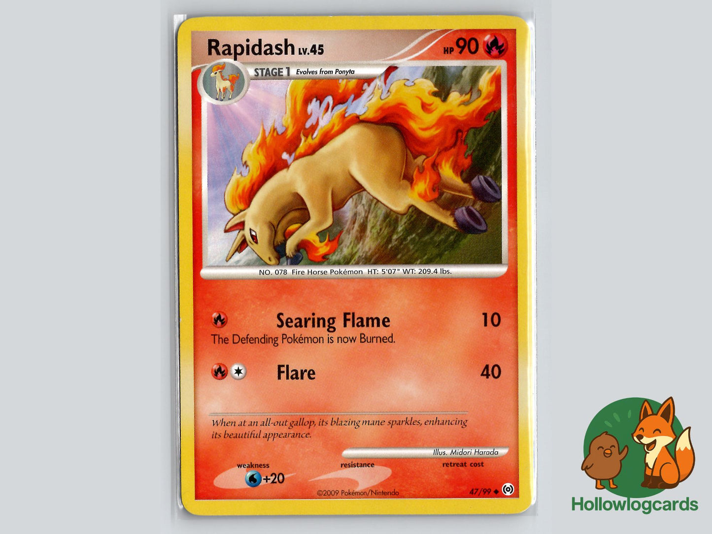 Rapidash (47/99) - Arceus Pokémon Card