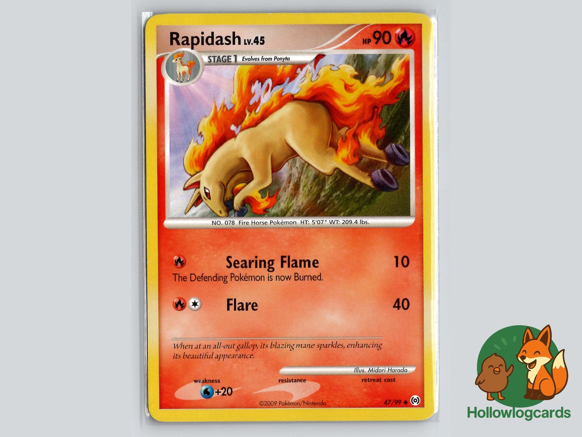 Rapidash (47/99) - Arceus Pokémon Card