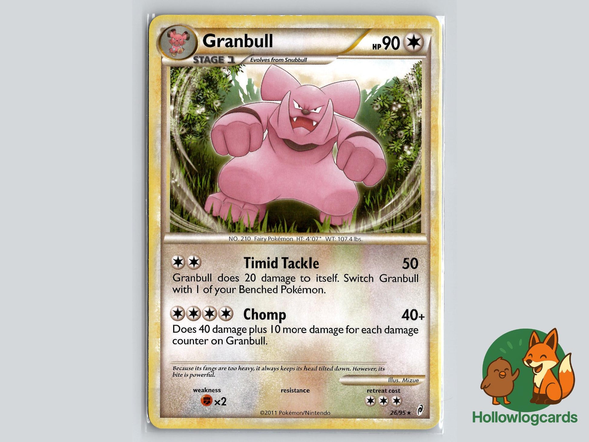Granbull (26/95) - Call of Legends Pokémon Card