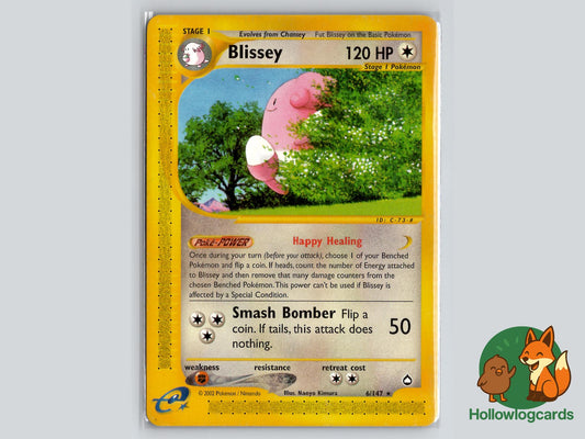 Blissey (6/147) - Aquapolis Pokémon Card