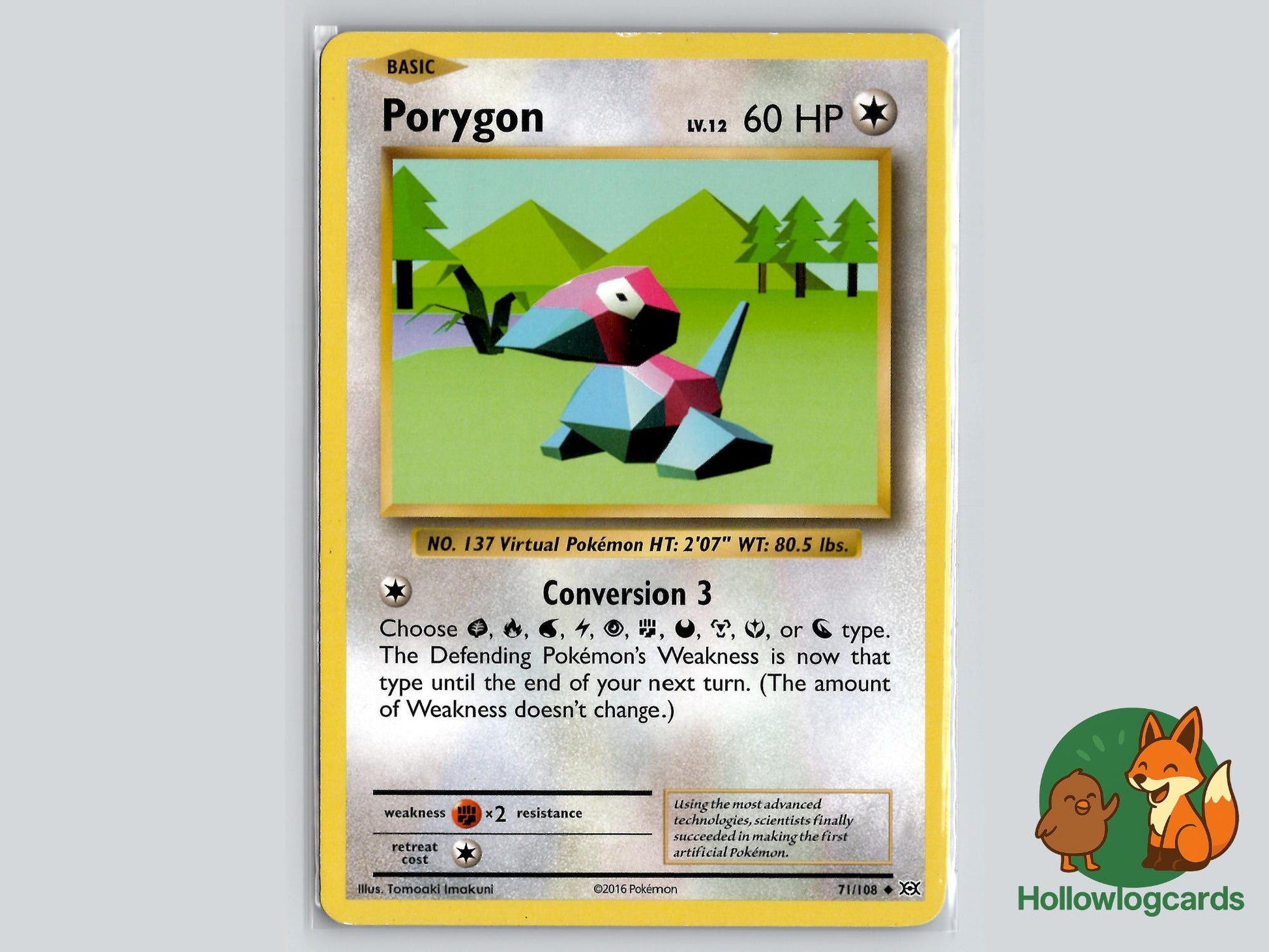 Porygon (71/108) - Evolutions Pokémon Card