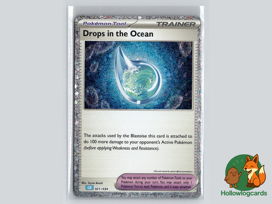 Drops in the Ocean (021/034) - Trading Card Game Classic Pokémon Card