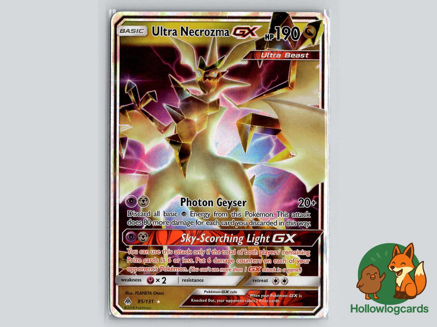 Ultra Necrozma GX (95/131) - Forbidden Light Pokémon Card