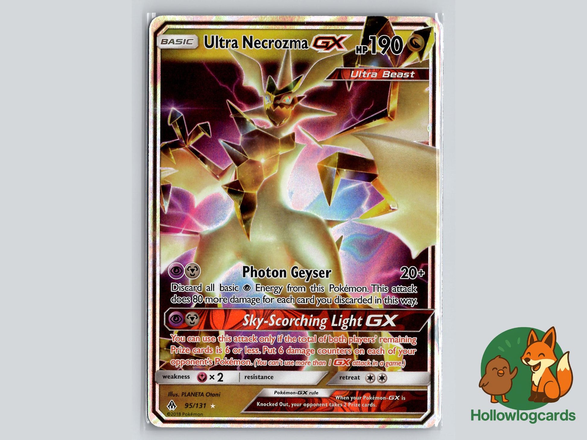 Ultra Necrozma GX (95/131) - Forbidden Light Pokémon Card