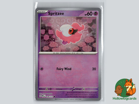 Spritzee (038/131) - Prismatic Evolutions Pokémon Card