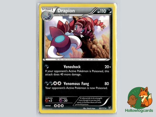 Drapion (65/111) - Furious Fists Pokémon Card