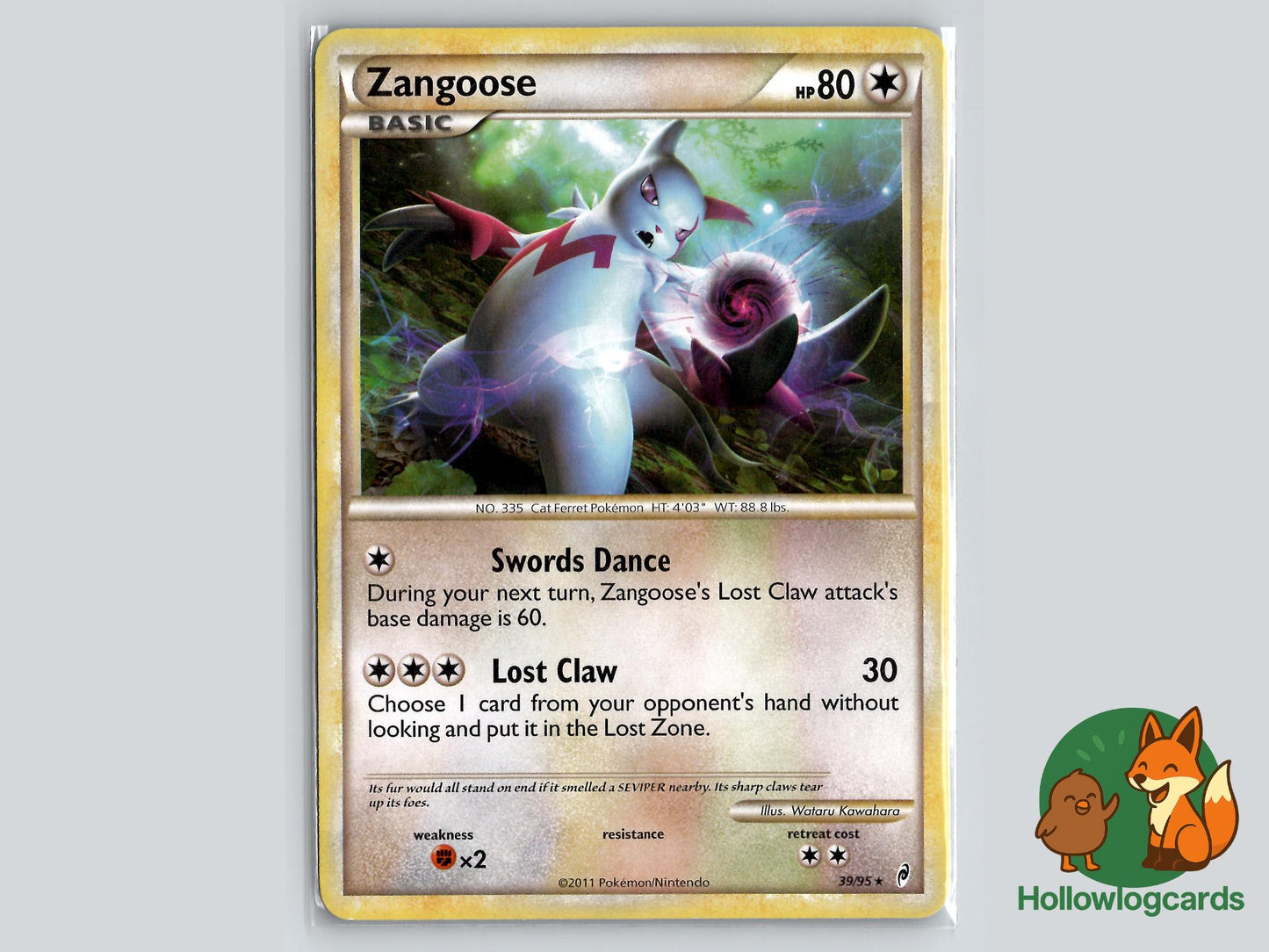Zangoose (39/95) - Call of Legends Pokémon Card
