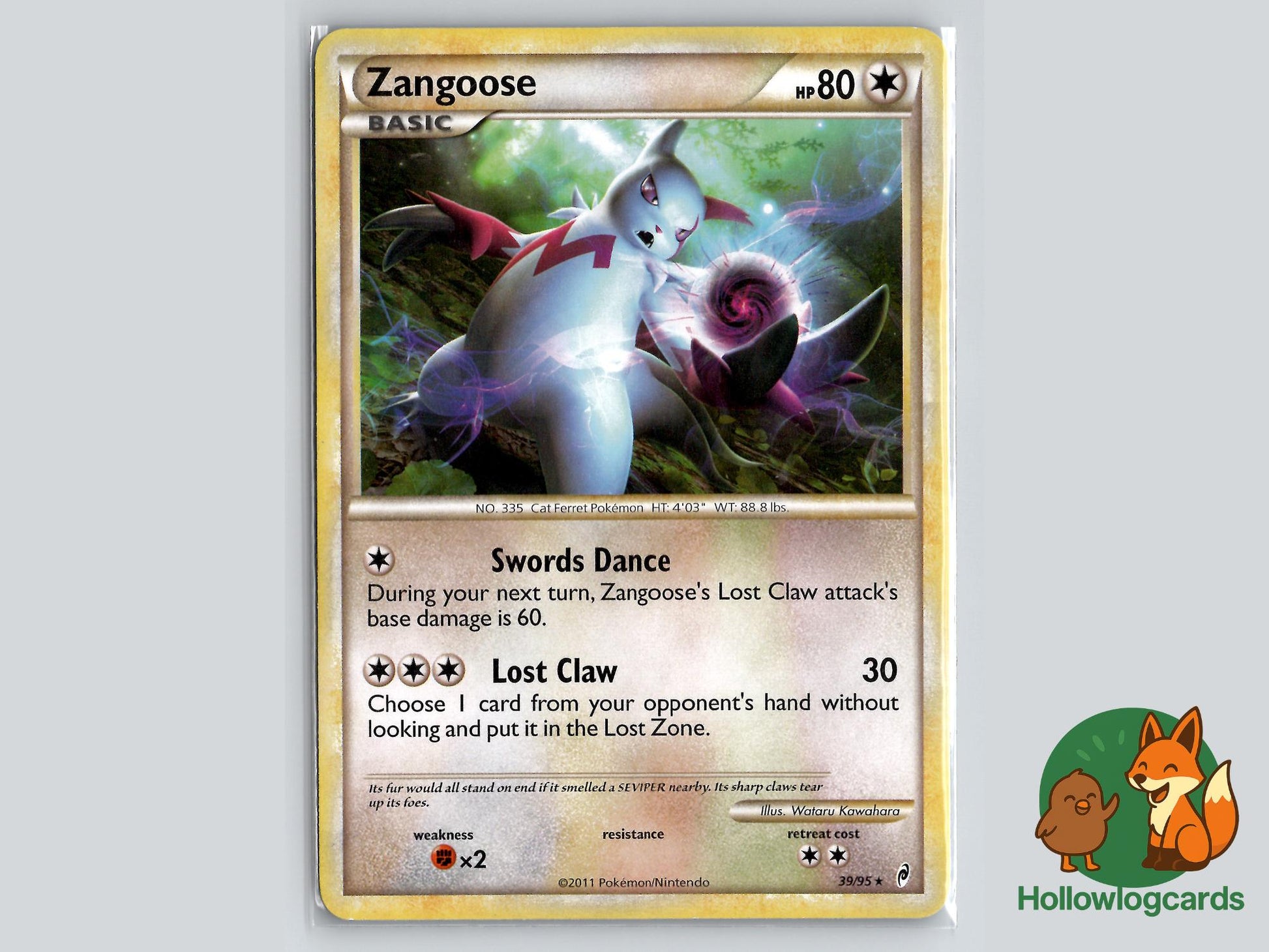 Zangoose (39/95) - Call of Legends Pokémon Card